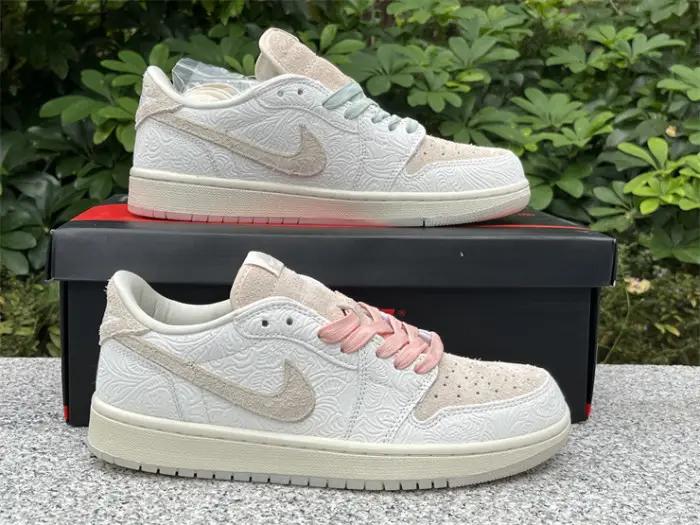 Authentic Chris Paul x Air Jordan 1 Low OG “Give Them Flowers” FFD691