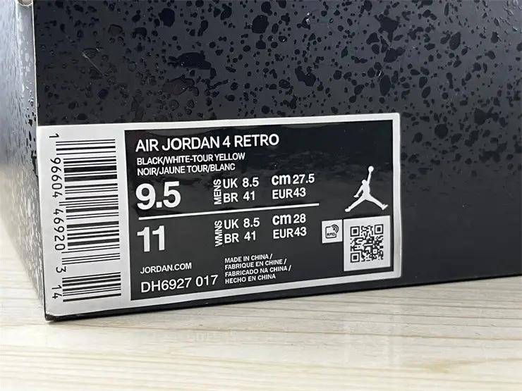 Authentic Air Jordan 4 “Thunder”2023 