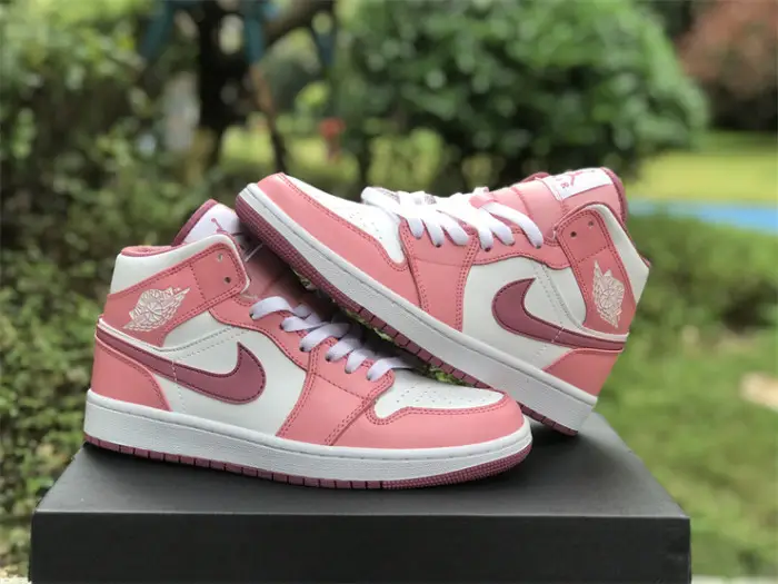 Authentic Air Jordan 1 Mid “Valentine's Day” 