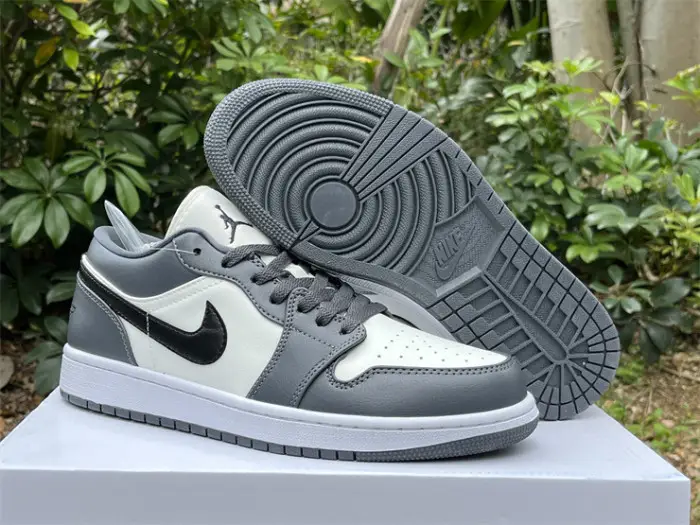 Authentic Air Jordan 1 Low Dark Grey Women AAAF200