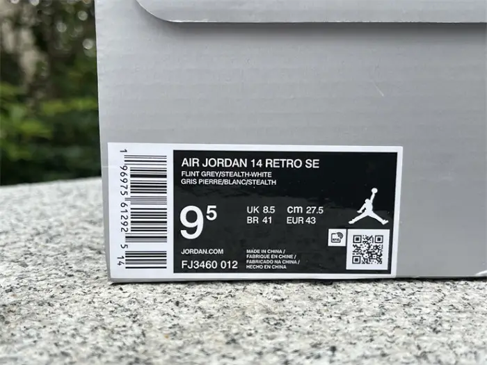 Authentic Air Jordan 14 “Flint Grey” 