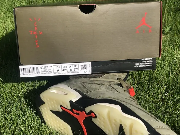 Authentic Travis Scott x Air Jordan 6 