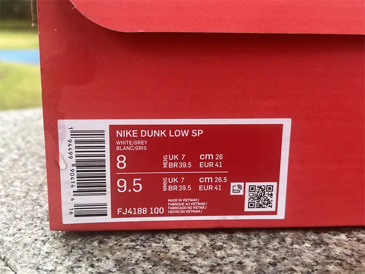 Authentic Nike Dunk Low SE Light Carbon 