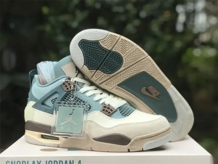 Authentic Air Jordan 4 Snorlax GS ECDDF233