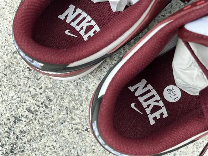 Authentic Nike Dunk Low Dark Team Red 