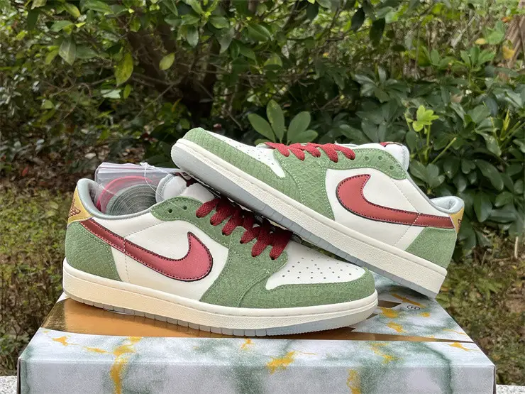 Authentic Air Jordan 1 Low “Chinese New Year” 