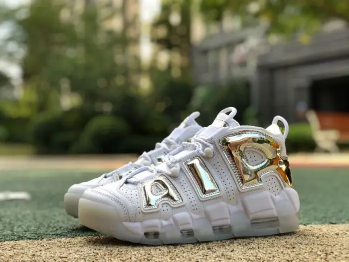 Authentic Nike Air More Uptempo Chrome FECBD1204