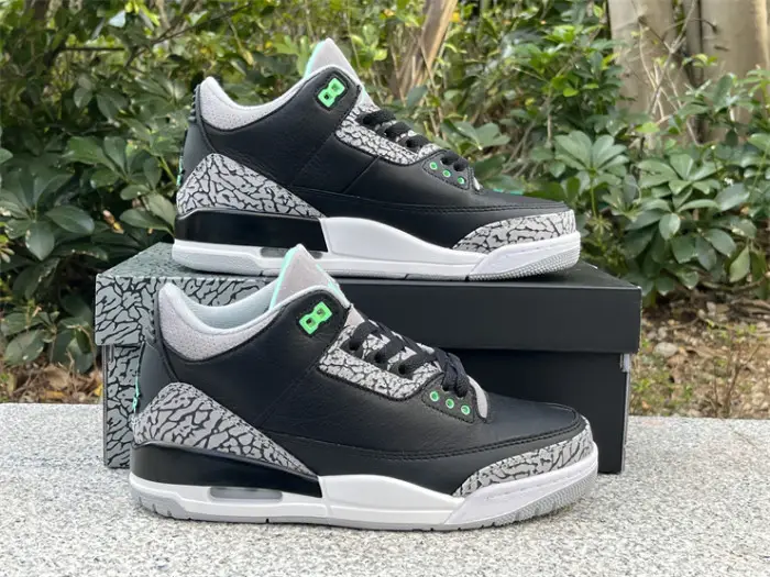 Authentic Air Jordan 3 “Green Glow” EEDF1489