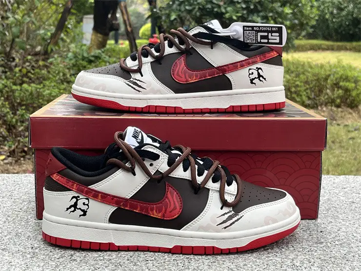 Nike Dunk Low Dragon Year Custom made 