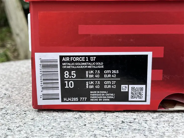 Authentic Nike Air Force 1 Low “XIXI” 