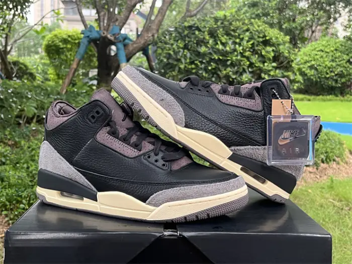 Authentic A Ma Manière x Air Jordan 3 “Black” 