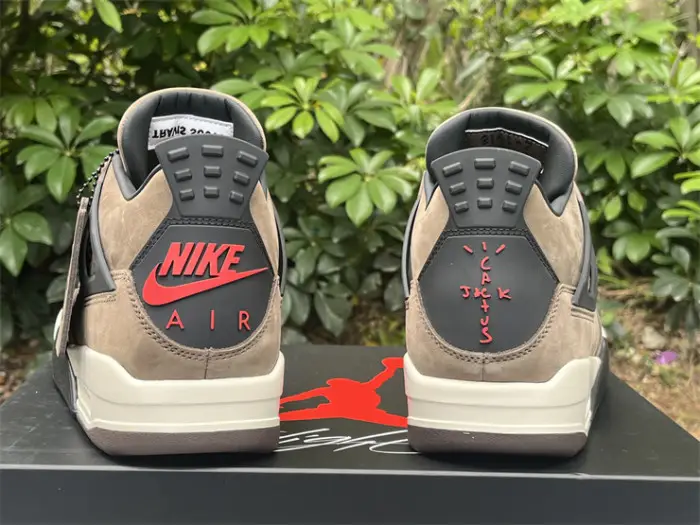 Authentic Travis Scott x Air Jordan 4 Dark Mocha 