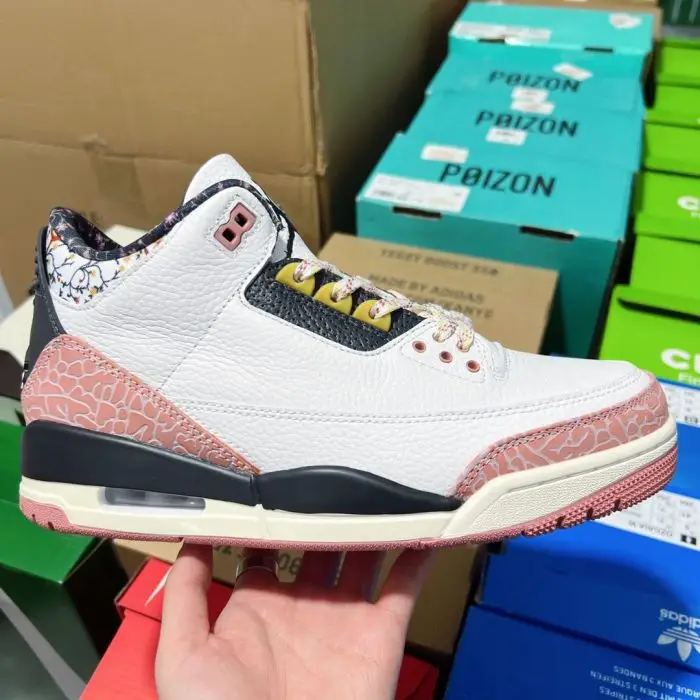 Authentic Air Jordan 3 GS “Red Stardust” AEFDF737