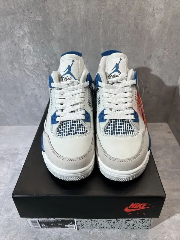 Authentic Air Jordan 4 “Military Blue” 2024 GS 
