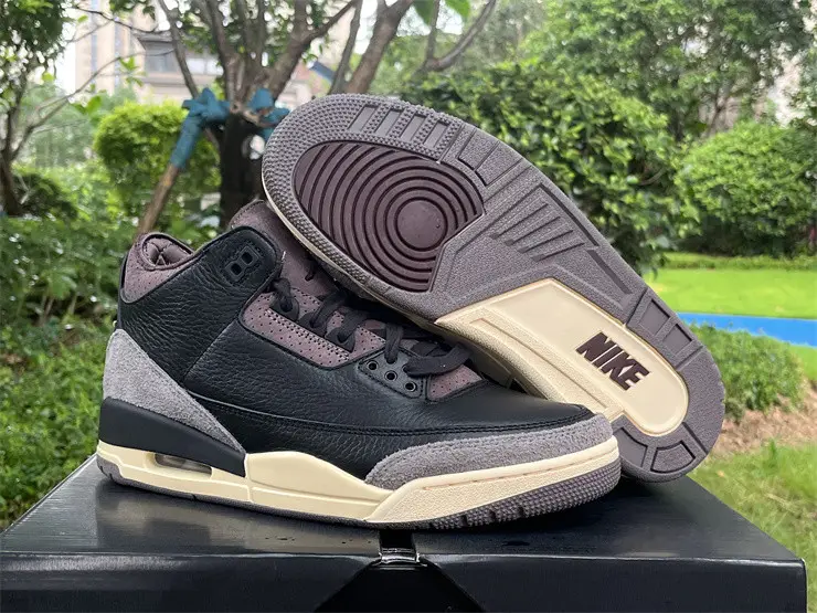 Authentic A Ma Manière x Air Jordan 3 “Black” 