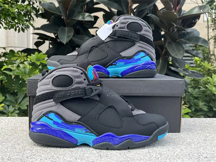 Authentic Air Jordan 8 Retro Aqua(restock) 