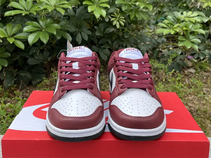 Authentic Nike Dunk Low Dark Team Red 