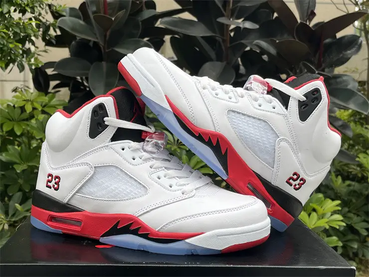 Authentic Air Jordan 5 ＂Fire Red＂ 