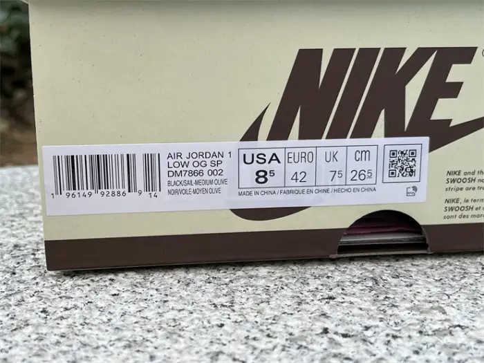 Authentic Travis Scott x Air Jordan 1 Low OG 7.0 