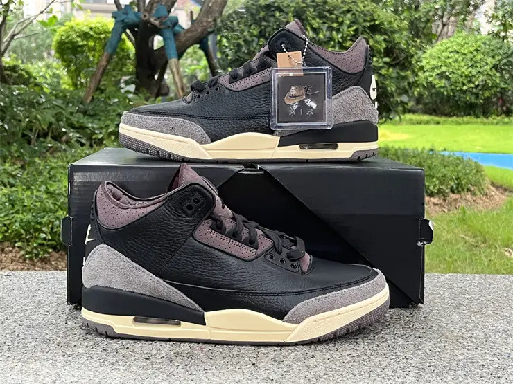 Authentic A Ma Manière x Air Jordan 3 “Black” 