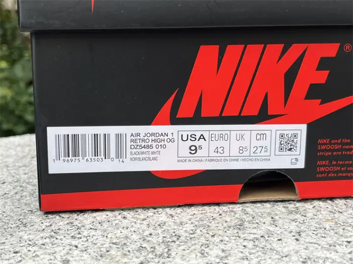 Authentic Air Jordan 1 High OG “Reverse Panda” 