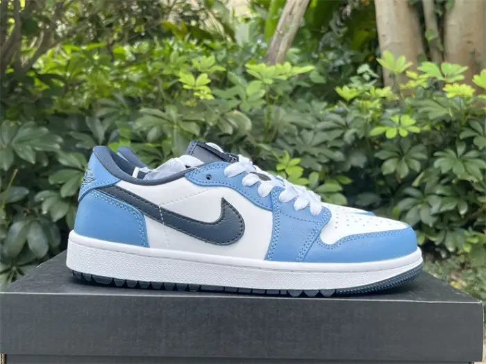 Authentic Nike Air Jordan 1 Low Golf Aegean Storm 