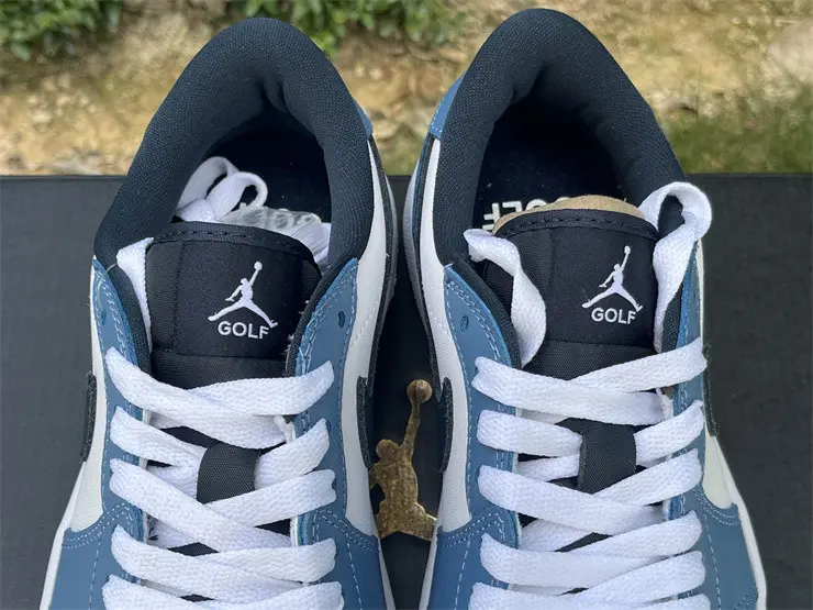 Authentic Nike Air Jordan 1 Low Golf Aegean Storm 