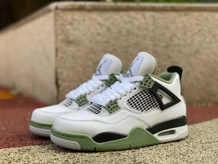 Authentic Air Jordan 4 “Seafoam” Women 