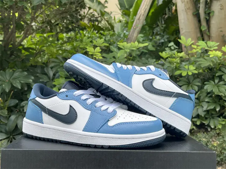 Authentic Nike Air Jordan 1 Low Golf Aegean Storm 