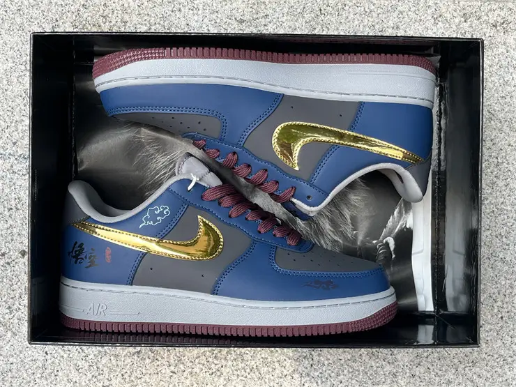 Authentic Nike Air Force 1 Low Black WuKong 