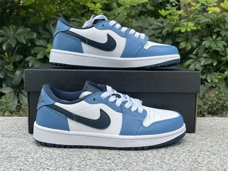 Authentic Nike Air Jordan 1 Low Golf Aegean Storm 