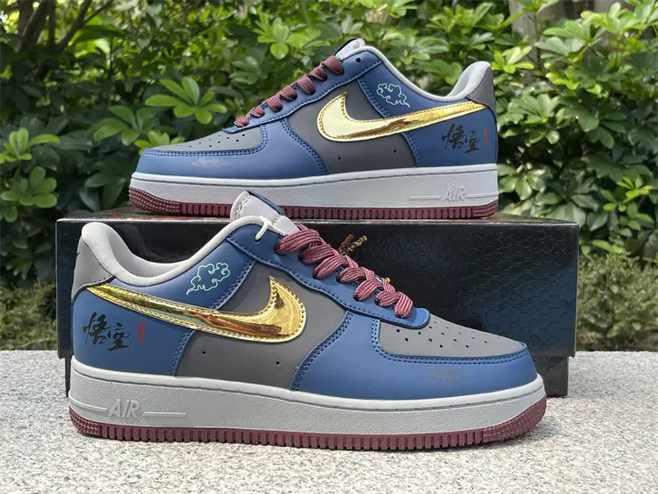Authentic Nike Air Force 1 Low Black WuKong 