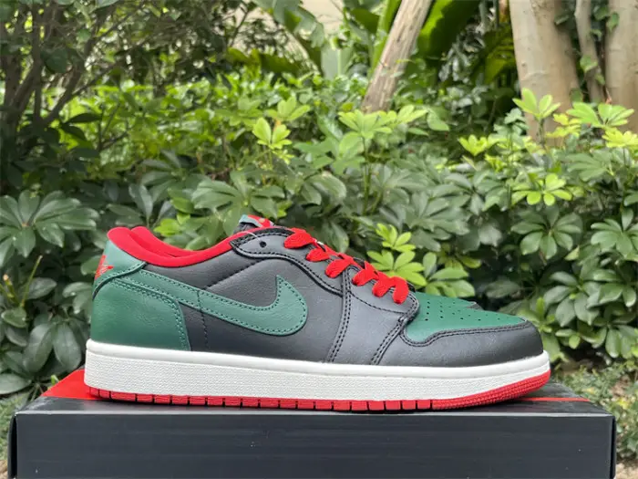 Authentic Air Jordan 1 Low “Gorge Green” AECEC696