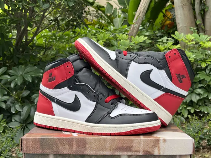 Authentic Air Jordan 1 High OG “Black Toe Reimagined” 