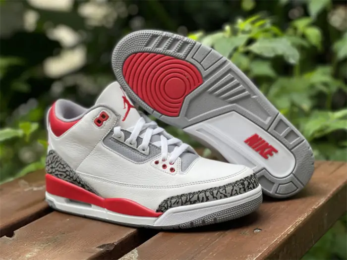 Authentic Air Jordan 3 OG “Fire Red” GS FDDDE976