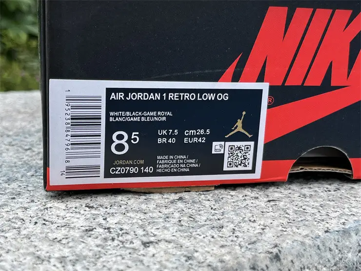 Authentic Air Jordan 1 Low OG “Game Royal” 
