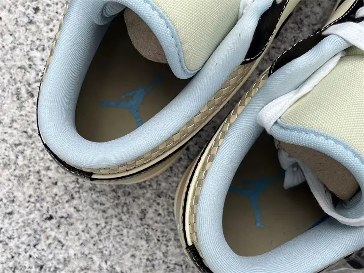 Authentic Air Jordan 1 LOW SE “COCONUT MILK BLACK” 