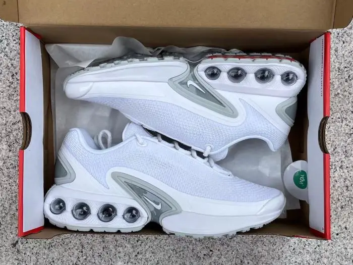 Authentic Nike Air Max Dn “White Metallic Silver” 