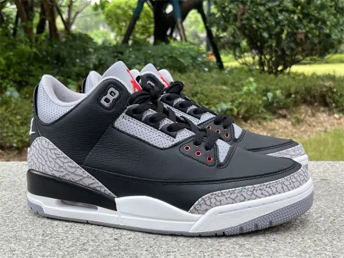 Authentic Air Jordan 3 “Black Cement”2024 DN3707-010 