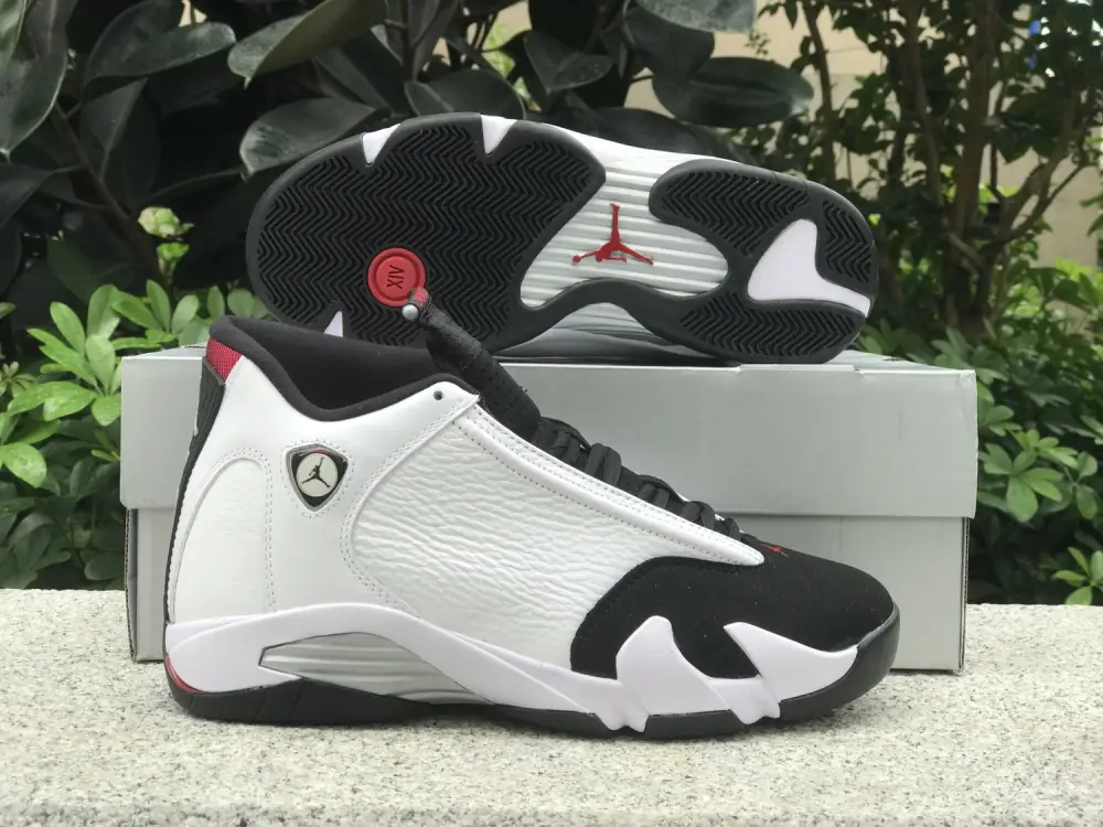 Authentic Air Jordan 14 “Black Toe” 2024 