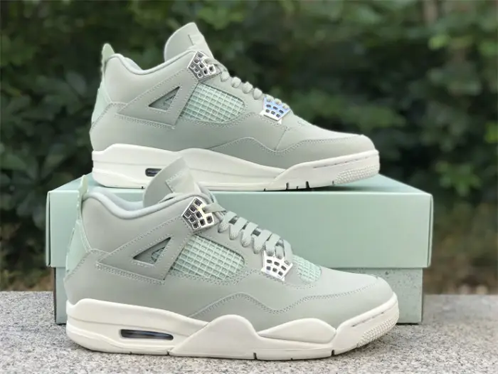 Authentic Air Jordan 4 Seafoam Sail CAECB253