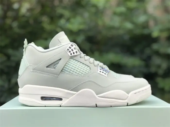 Authentic Air Jordan 4 Seafoam Sail CAECB253
