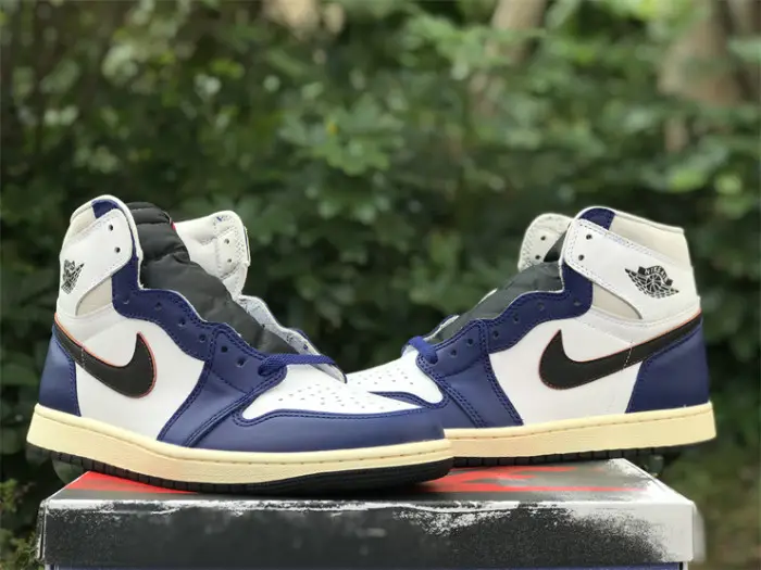 Authentic Air Jordan 1 High OG Rare Air “Deep Royal Blue” 