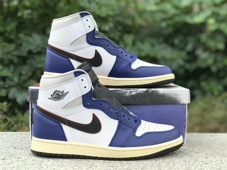 Authentic Air Jordan 1 High OG Rare Air “Deep Royal Blue” 