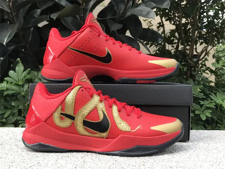 Authentic Nike Kobe 5 Protro “Year of the Mamba“ Red 