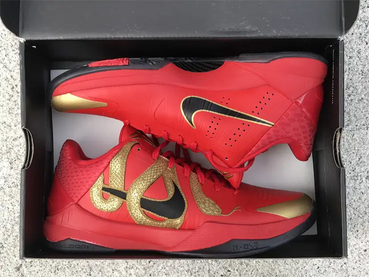 Authentic Nike Kobe 5 Protro “Year of the Mamba“ Red 