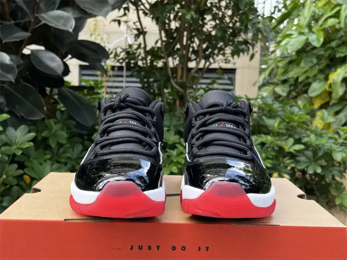 Authentic Air Jordan 11 Low “Bred” 2025 
