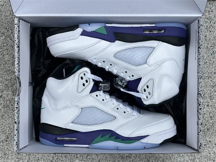 Authentic Air Jordan 5 Retro Grape 2025 