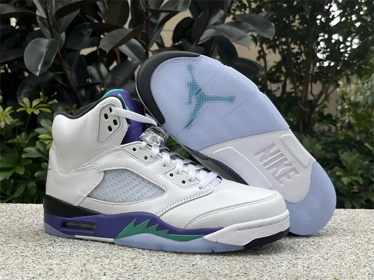 Authentic Air Jordan 5 Retro Grape 2025 
