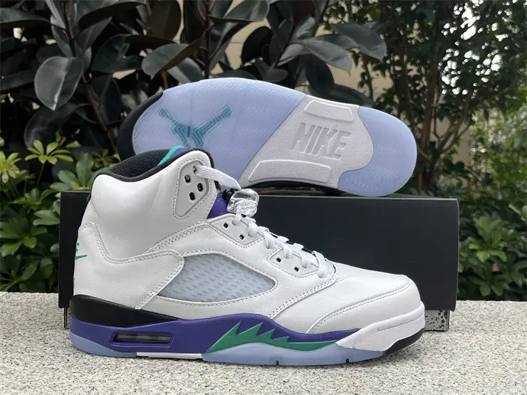 Authentic Air Jordan 5 Retro Grape 2025 